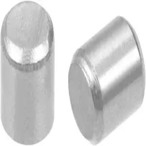 uxcell 20Pcs 5mm x 6mm 다웰 핀 304 스테인리스 스틸 우드 이층 침대 선반 받침대 은색 톤