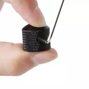 호환  1PC 일렉트릭 기타 볼륨 조절 회전식 캡 밴드 도구 현악기 튜너 스크류 락 포텐쇼 캡 베이스 톤 튜닝