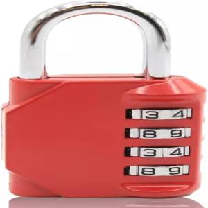 뉴하우스 하드웨어 개선된 4자리 결합 잠금장치 학교 체육관 사물함 스포츠 울타리 공구함 게이트 여행용