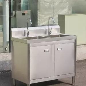 업소용 싱크대 스테인리스 식당 개수대 야외 작업대 세정대 캠핑 세척대 스틸 주방