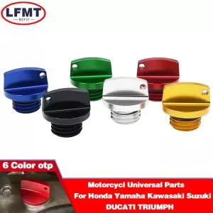 호환   크랭크 케이스 캡 CNC 엔진 오일 필러 나사 커버 플 야마하 스즈키 가와사키용 범용 부품 M20 2.5