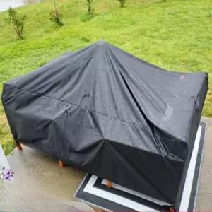 커버 야외 테이블 실버 테이블보 방수 방수커버 식탁 보관