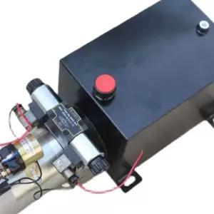 전기 유압 파워잭 1방향 800W 펌프 모터 잭 트럭 24V 12V 자키 실린더