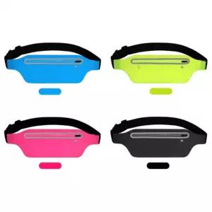 야광 런닝힙색x1개 허리벨트 야광포켓 선물용힙색