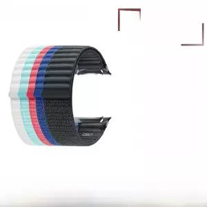 호환   워치8 클래식 나일론 패브릭 스트랩 스마트워치 밴드 교체용 수제 손목밴드