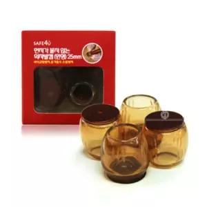 먼지방지 반투명 의자발싸개 캡 식탁다리커버 마개