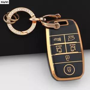 차키케이스 커버 기아 뉴 세도나 그랜드 카니발 스너글리 쏘렌토 L580 듀얼 카니발용 6버튼 TPU 차량용 리