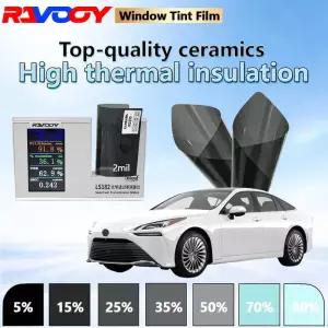 본넷랩핑 RAVOOY IR3599 무기 세라믹 차량용 윈도우 틴팅 필름 2mil 35 VLT 솔라 IR 열 차단 152CMX30m