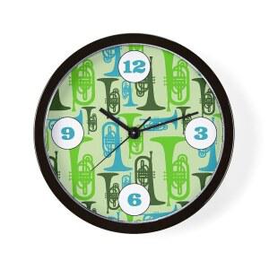 거실 주방 또는 사무실용 카페프레스 멜로폰 10인치 벽시계