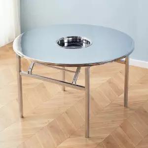 접이식 스텐 고기테이블 야외 불판식탁 고깃집 식당 고기