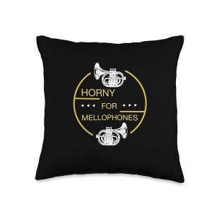 멜로디폰을 위한 호니 쿨 마칭 밴드 멤버 멜로디폰 연주자 던지기 베개