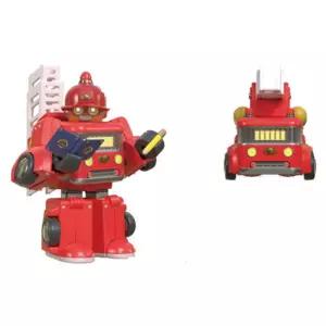 원터치변신 소방차 레드 아기용로보트 아기로보트 방학선물 5세남아 구급차