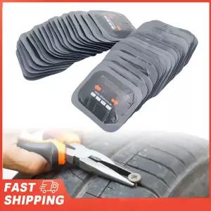 호환  래디얼 타이어 수리 패치 65x80mm 고무 타이어 패치 키트 자동차 트럭 펑크 수리용