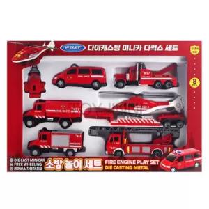 소방놀이세트 작동가능 자동차 5세남아 선물 4세남아 완구 어린이 소방관