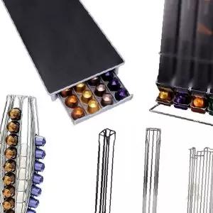 커피캡슐 수납 거치대 회전식 타워 진열대 주방 정리용품 홈카페 인테리어 수납함