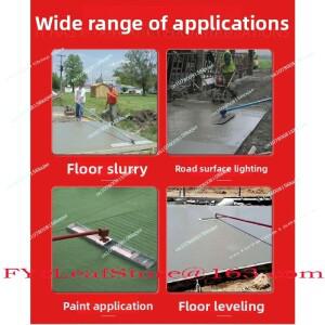 콘크리트 대형 트로웰 평탄화  경량 시멘트 포장 푸시풀 소형 스크래핑 레벨러