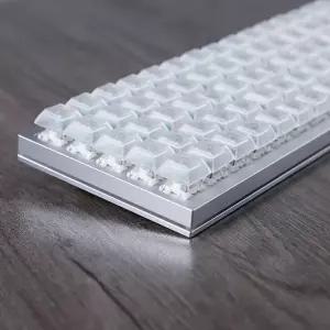 호환  YMDK DSA 프로파일 투명 키캡 세트 MX 식 키보드용 블랭크 클리어 ABS 블랙 화이트 키캡