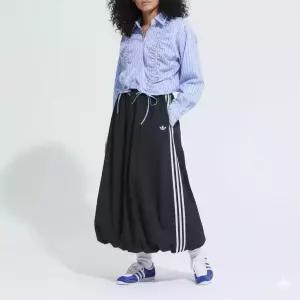 아디다스스 여성 벌룬 롱 스커트 KC8088 아디다스 루즈핏 롱치마 블랙