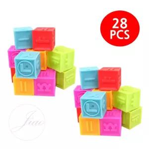 지아오 한글 소프트블록 아기장난감 28p 2세트 유아블럭