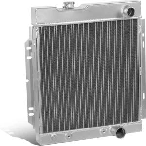 DNA 모터링 RA-FM64-3 3열 풀 알루미늄 라디에이터 64-66 머스탱 17인치 x 16.5인치 2.5인치 1.5인치