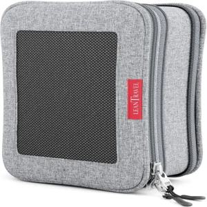 여행용 리앤트래블 프리미엄 압축 포장 큐브 - 이중 지퍼가 달린 수하물 정리함 튼튼한 가방(작은 가방 1개