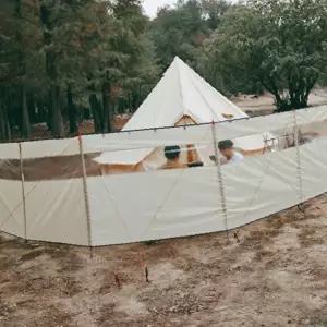 야외 캠핑 투명 바람막이 스크린 타프 사생활 보호 가림막 윈드 차단 텐트 주변