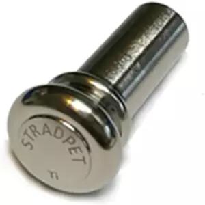 STRADPET 티타늄 끝 버튼 밝은 회색과 건 그레이 색상의 바이올린과 비올라를 위한 속이 비어 있고 단단한