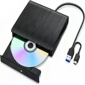 노트북용 스베메이 외장 CD DVD 드라이브 버너 리더 USB 3.0 휴대용 CD/DVD +/-RW 광학 플레이어 노트북 PC