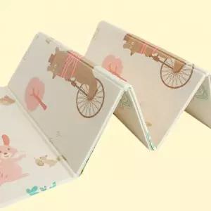 폴딩 바닥 푹신푹신 야외 접이식 소풍 요가 생활방수 돗자리 3단 캠핑매트 나들이 피크닉매트