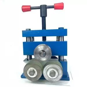 금 은 금속 팔찌 공예 라운드 롤링 반지 압력 디자인 쥬얼리 머신 크랭크 보석 성형 밴딩