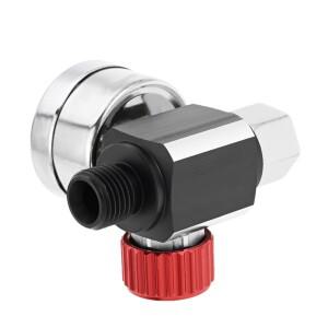 1Pc G1/4inch 스레드 스프레이 페인트 건 공기 압력 조절기 공구 용 게이지가 스테인레스 스틸 밸브