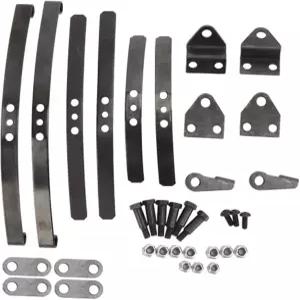 자동차 서스펜션 세트 프론트 타입 쇼크 업소버 스틸 블랙 RC1 14 트럭용 키트 1/14