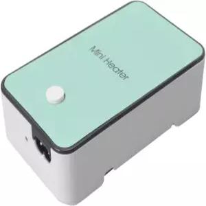 미니 에어 히터 회전식 브래킷이 있는 데스크탑 시안 음소거 급속 난방 전기 워머 홈 룸 오피스용 팬