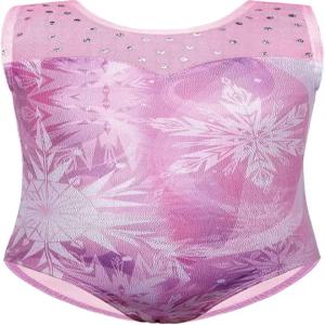 여자 발레 댄스 바디수트를 위한 TFJH E 체조 레오타드 스파클 원피스