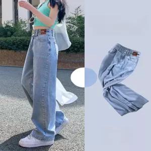 여성 썸머 텐셀 와이드진 시원한 루즈핏 청바지