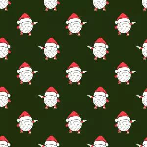 재미있는 배구 선물 포장 두꺼운 포장지 댑빙 산타 브이볼 크리스마스 댑 홀리데이 파티 장식 20인치 x