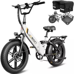 20인치 뚱뚱한 타이어를 장착한 Jasion XHunter ST/PRO 접이식 전기 자전거 최대 7180마일 주행 거리