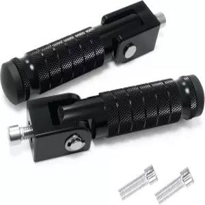 M8 유니버설 CNC 모터사이클 풋 페그스 도 접이식 자전거 알루미늄 핏 전기 자동차 스쿠터 미니 바이크