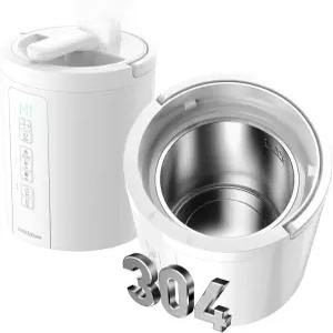 침실용 3L 스테인리스 스틸 따뜻한 안개 쉽게 청소 가능 거실용 스팀 속삭임-조용하고 필터 없는 슬립