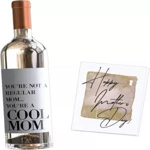 재미있는 어버이날 맞춤 와인 라벨 카드 남편 파트너 또는 자녀의 엄마 영감 병 데칼 인사말 미국에서