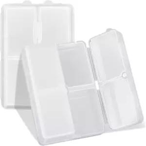 참고로 데일리 알약 정리함/ 케이스 7칸 휴대용 접이식 디자인 비타민 대구 간유 보충제 및 약물을 보관할