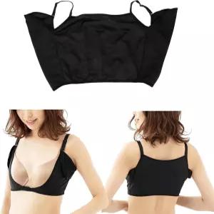 힐비안 언더암 스웨트 조끼 패드 셔츠 통기성 워셔블 겨드랑이 프로텍터 여성용 트레이닝 가드 L