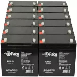 유니셀 TLA612012 팩용 라이온 파워 RG0612T1 6V 12Ah 교체 AGM 배터리