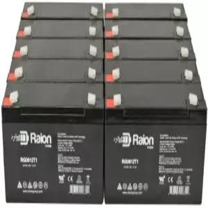 유니셀 TLA612010 팩용 라이온 파워 RG0612T1 6V 12Ah 교체 AGM 배터리