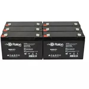 유니셀 TLA61006 팩용 라이온 파워 RG0612T1 6V 12Ah 교체 AGM 배터리