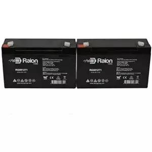 유니셀 TLA61202 팩용 라이온 파워 RG0612T1 6V 12Ah 교체 AGM 배터리