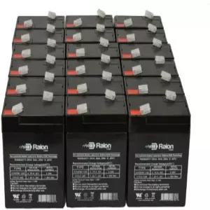 유니셀 TLA64018 팩용 라이온 파워 RG0645T1 6V 4.5Ah 교체 AGM 배터리