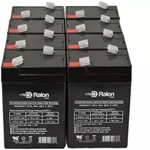 유니셀 TLA6408 팩용 라이온 파워 RG0645T1 6V 4.5Ah 교체 AGM 배터리