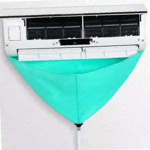 가정용 벽걸이 에어컨 청소 물받이 세정 커버 먼지차단 세척 받침대 실내 관리