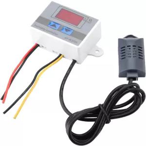 QANYEGN 디지털 습도 컨트롤러 12V 24V 220V 스위치 센서 온실 모니터 LCD 디스플레이12V